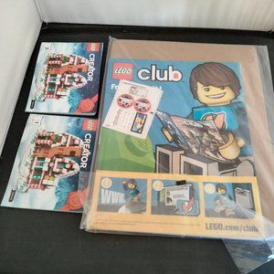 Lot Lego Creator 10245 Santas Workshop and Gingerbread House 40337 Book 1&2